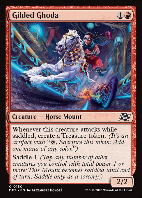 Gilded Ghoda - Magic: The Gathering DFT #130