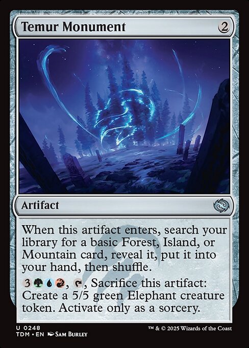 Temur Monument - Magic: The Gathering TDM #248