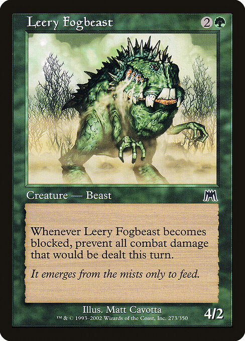 Leery Fogbeast - Magic: The Gathering ONS #273