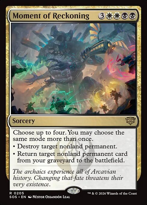 Moment of Reckoning - Magic: The Gathering SOS #205