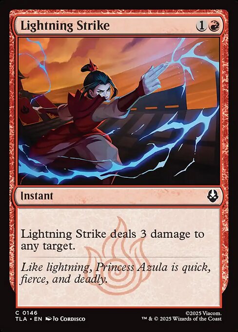 Lightning Strike - Magic: The Gathering TLA #146