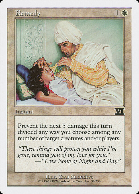 Remedy - Magic: The Gathering 6ED #36