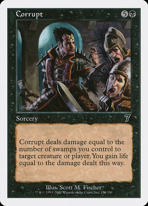 Corrupt - Magic: The Gathering 7ED #124