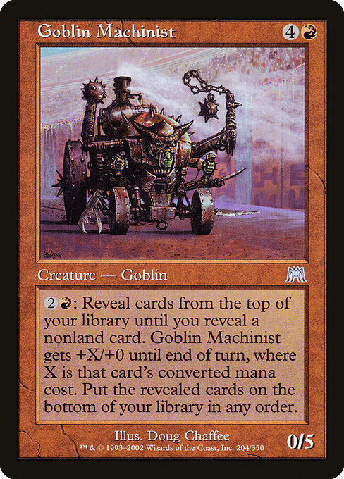 Goblin Machinist - Magic: The Gathering ONS #204
