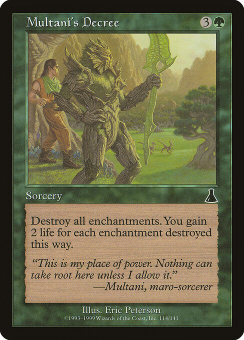 Multani's Decree - Magic: The Gathering UDS #114