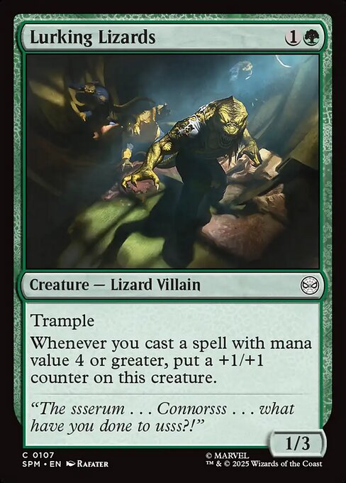 Lurking Lizards - Magic: The Gathering SPM #107