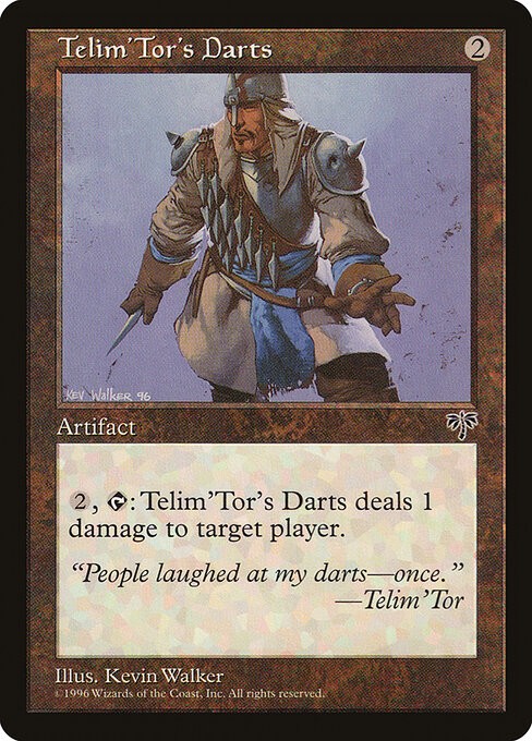 Telim'Tor's Darts - Magic: The Gathering MIR #321