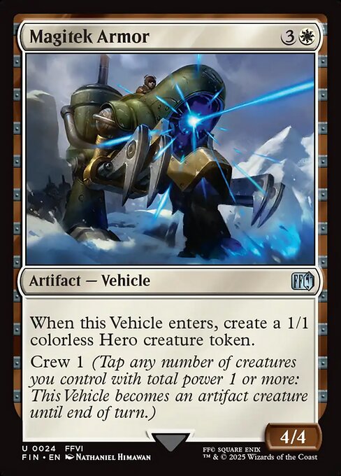 Magitek Armor - Magic: The Gathering FIN #24