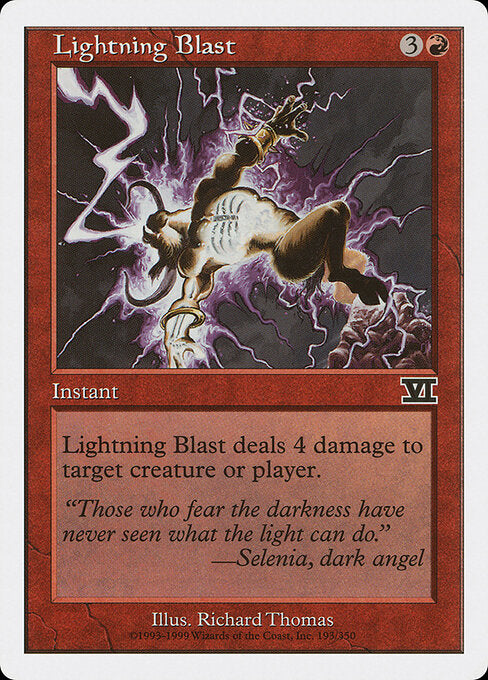 Lightning Blast - Magic: The Gathering 6ED #193