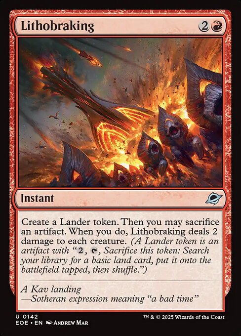Lithobraking - Magic: The Gathering EOE #142