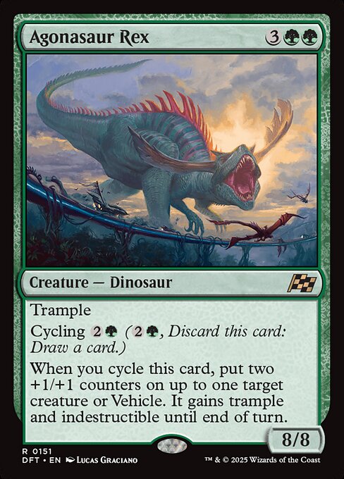 Agonasaur Rex - Magic: The Gathering DFT #151