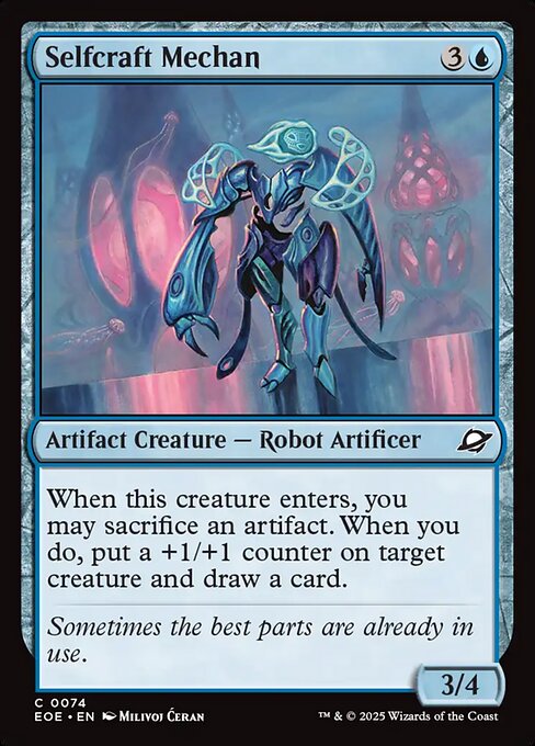 Selfcraft Mechan - Magic: The Gathering EOE #74
