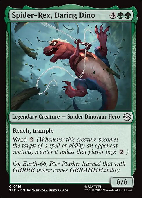 Spider-Rex, Daring Dino - Magic: The Gathering SPM #116