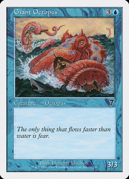 Giant Octopus - Magic: The Gathering 7ED #77