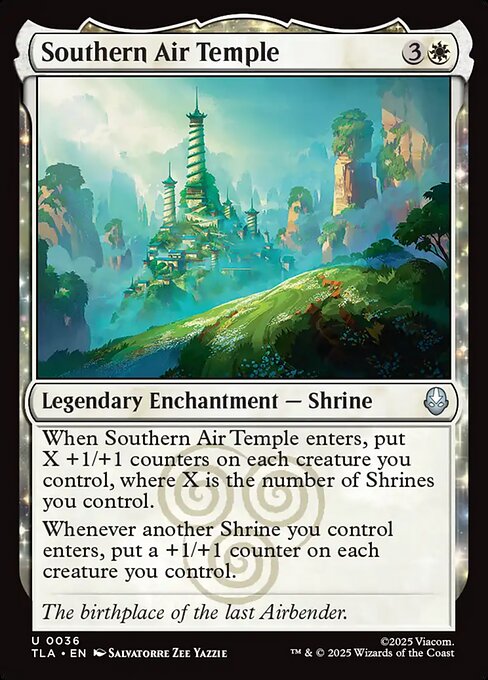 Southern Air Temple - Magic: The Gathering TLA #36