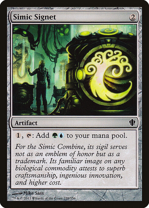 Simic Signet - Magic: The Gathering C13 #258