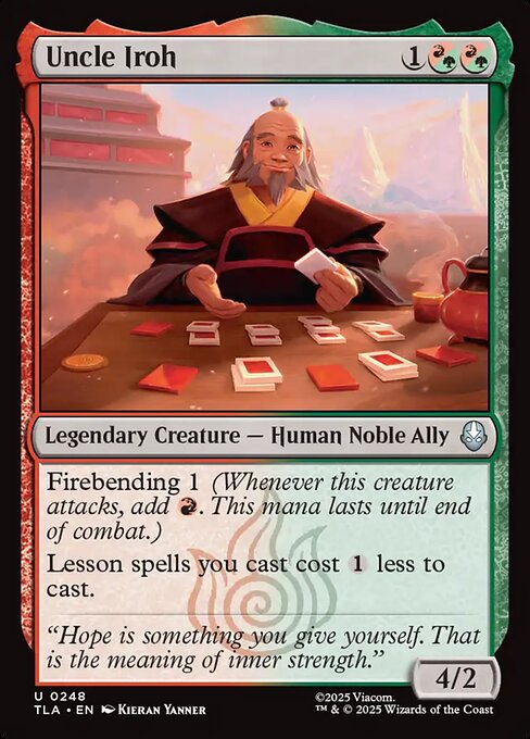Uncle Iroh - Magic: The Gathering TLA #248