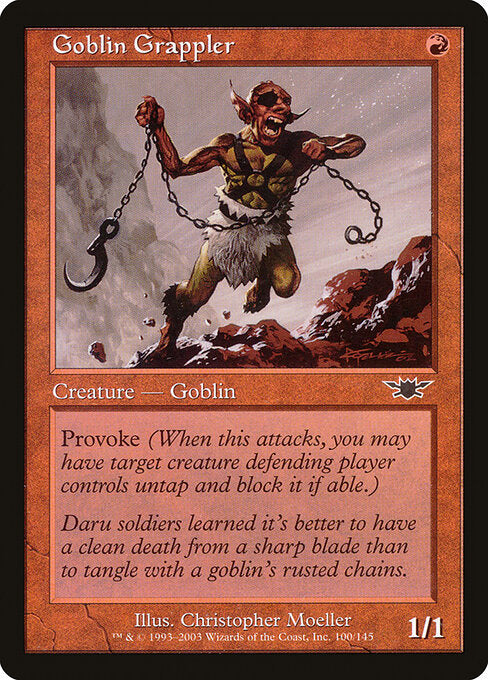 Goblin Grappler - Magic: The Gathering LGN #100