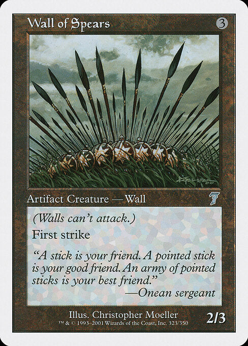 Wall of Spears - Magic: The Gathering 7ED #323