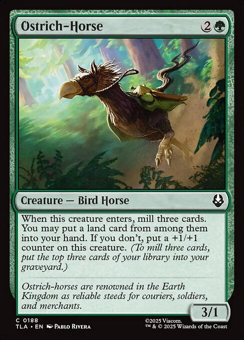 Ostrich-Horse - Magic: The Gathering TLA #188