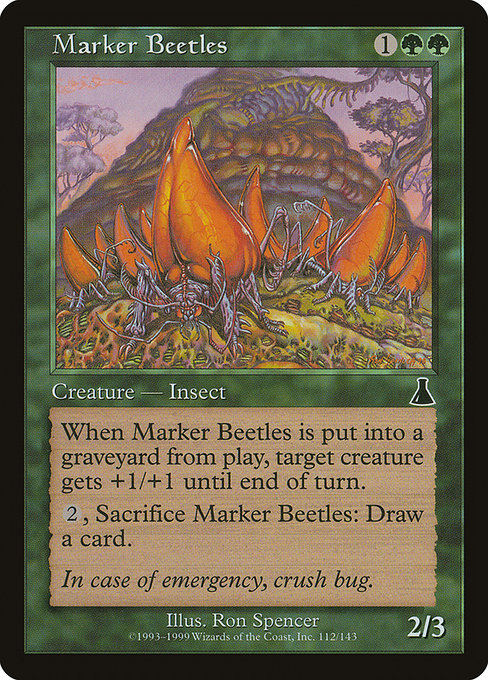 Marker Beetles Urza's Destiny UDS