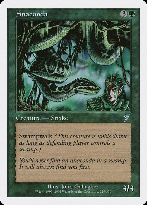 Anaconda - Magic: The Gathering 7ED #229