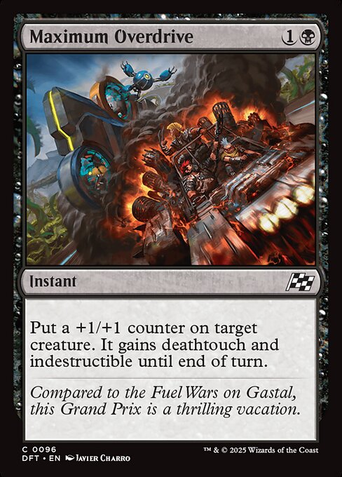 Maximum Overdrive - Magic: The Gathering DFT #96