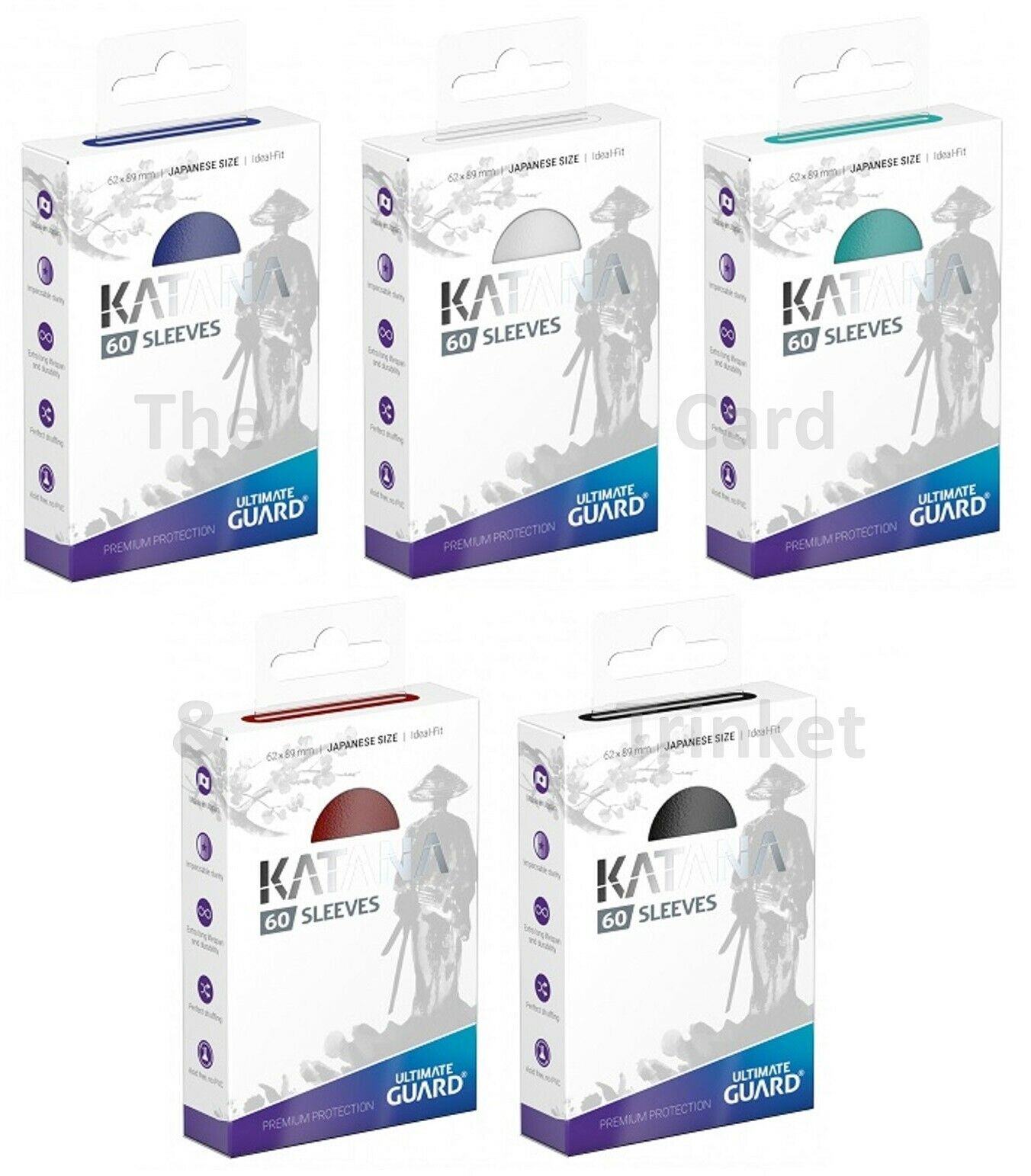 Ultimate Guard Japanese Size Katana Sleeves (60ct) BurroSingles