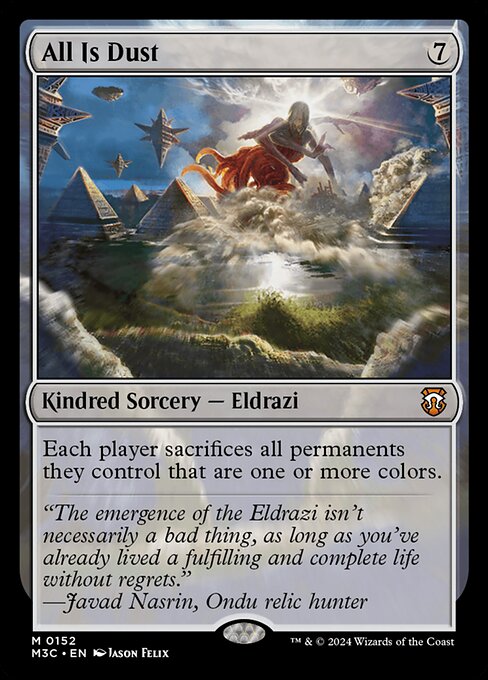 All Is Dust Modern Horizons 3 Commander m3c