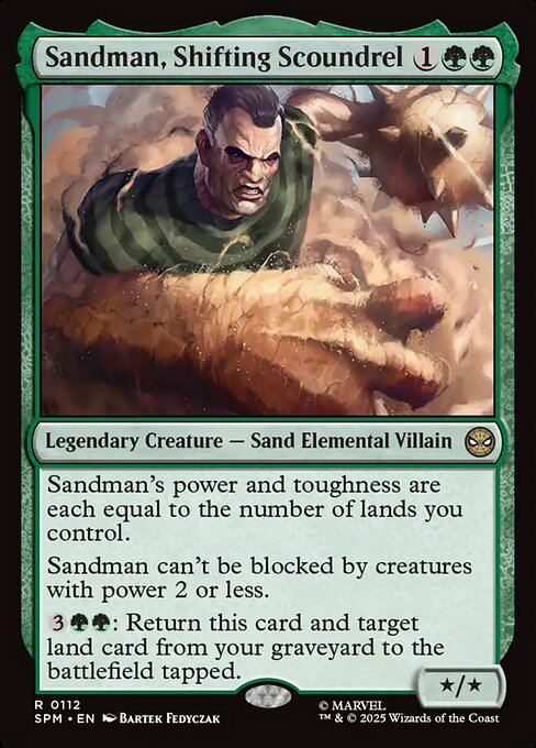 Sandman, Shifting Scoundrel - Magic: The Gathering SPM #112