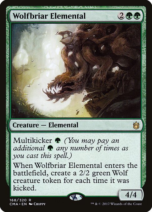 Wolfbriar Elemental - Magic: The Gathering CMA #168