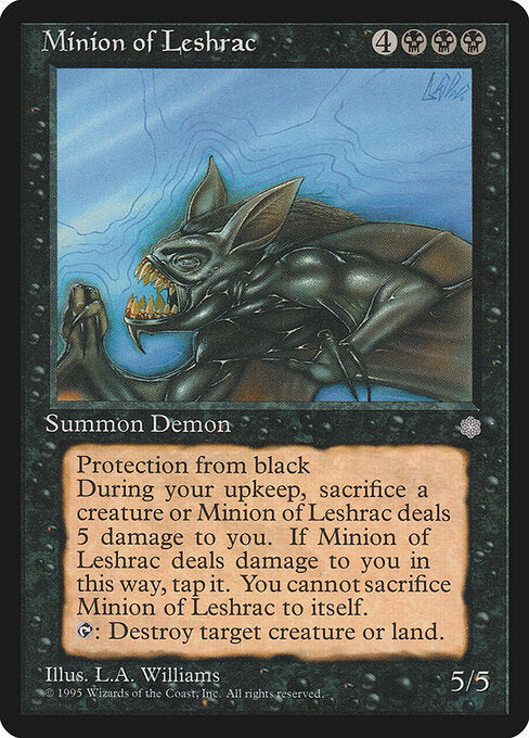 Minion of Leshrac - Magic: The Gathering ICE #150