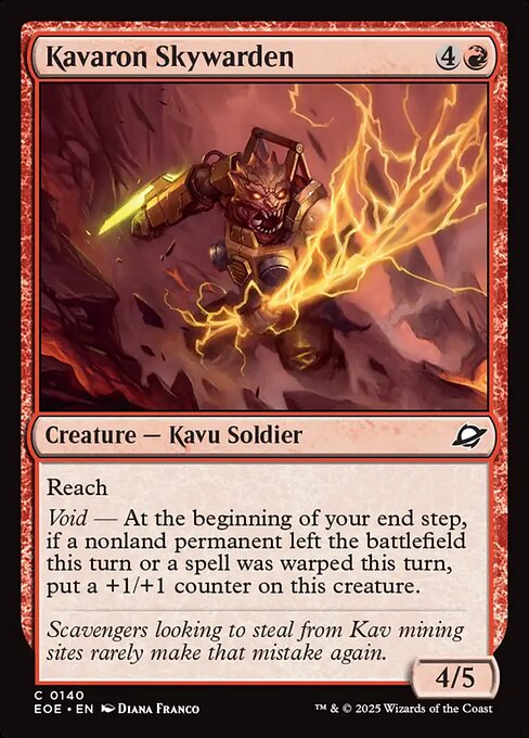 Kavaron Skywarden - Magic: The Gathering EOE #140