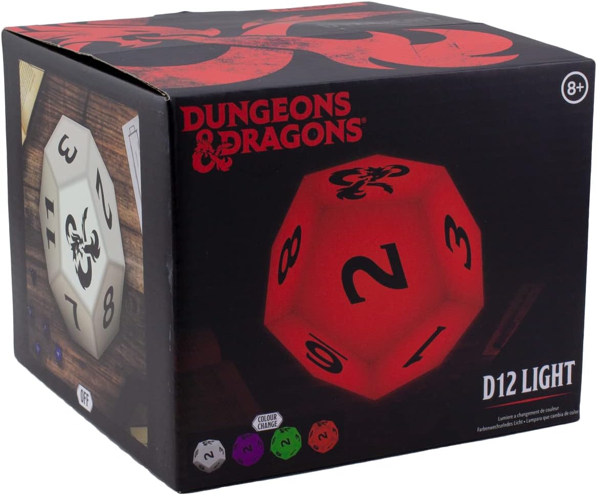 D12 Light Battery Powered D&D Dice Decor