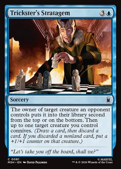 Trickster's Stratagem - Magic: The Gathering MSH #81