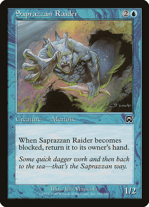 Saprazzan Raider - Magic: The Gathering MMQ #102