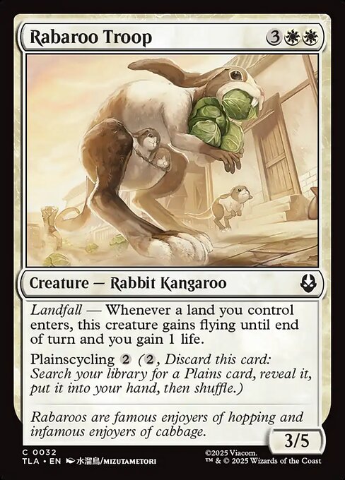 Rabaroo Troop - Magic: The Gathering TLA #32