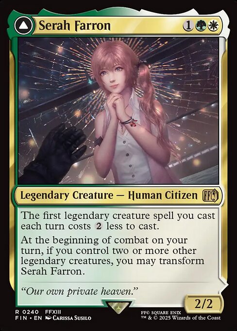 Serah Farron // Crystallized Serah - Magic: The Gathering FIN #240