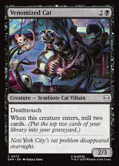Venomized Cat - Magic: The Gathering SPM #72