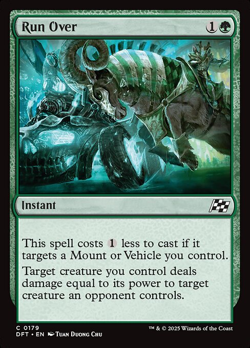 Run Over - Magic: The Gathering DFT #179