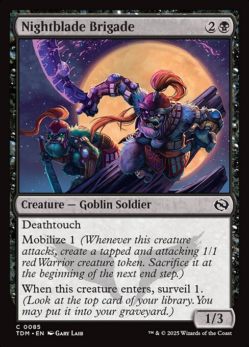 Nightblade Brigade - Magic: The Gathering TDM #85