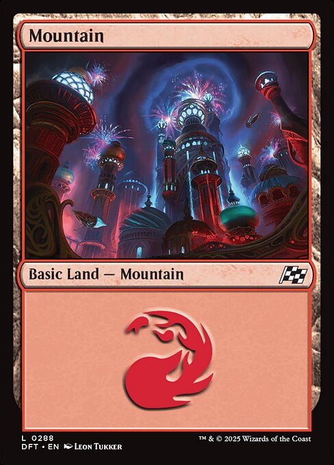 Mountain - Magic: The Gathering DFT #288