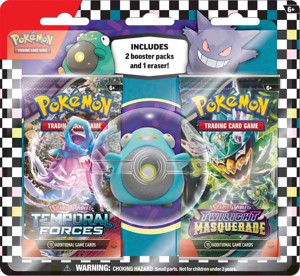 Pokémon TCG - Back to School 2024 Eraser Blister