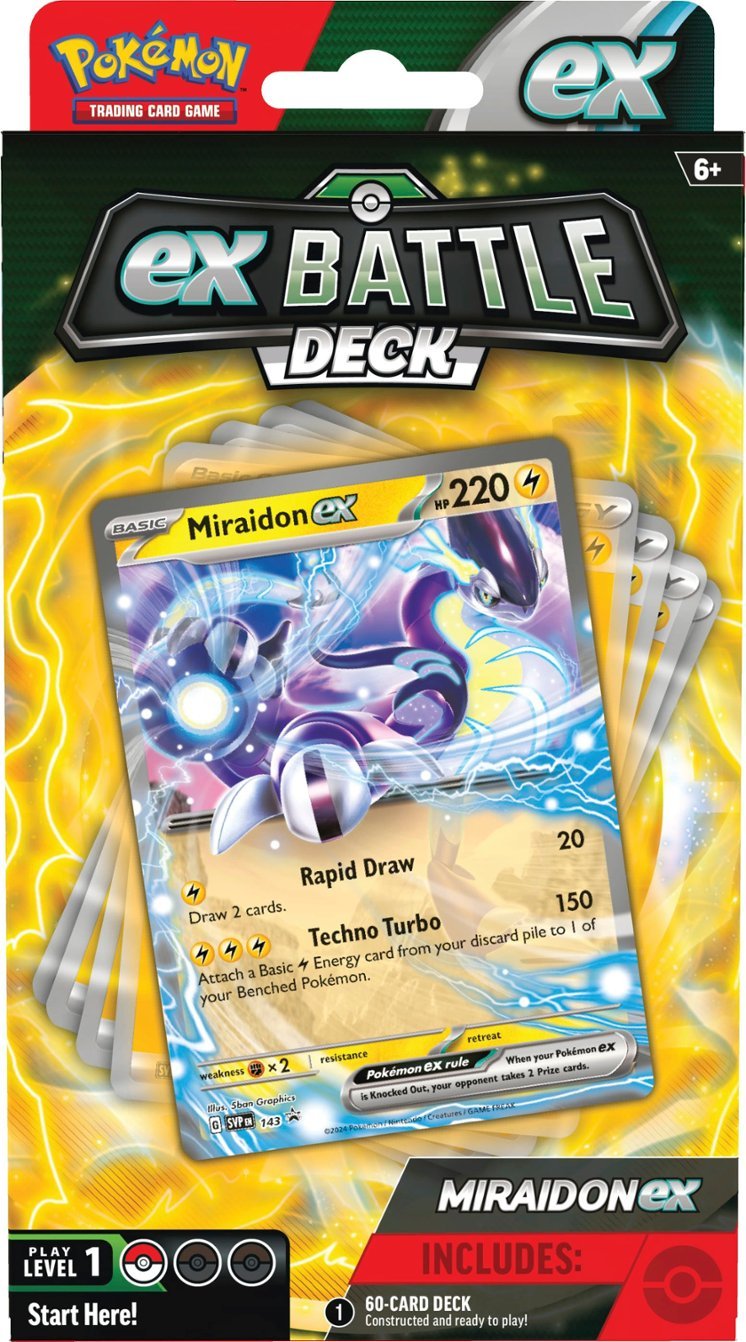 Pokémon TCG - Miraidon ex Battle Deck