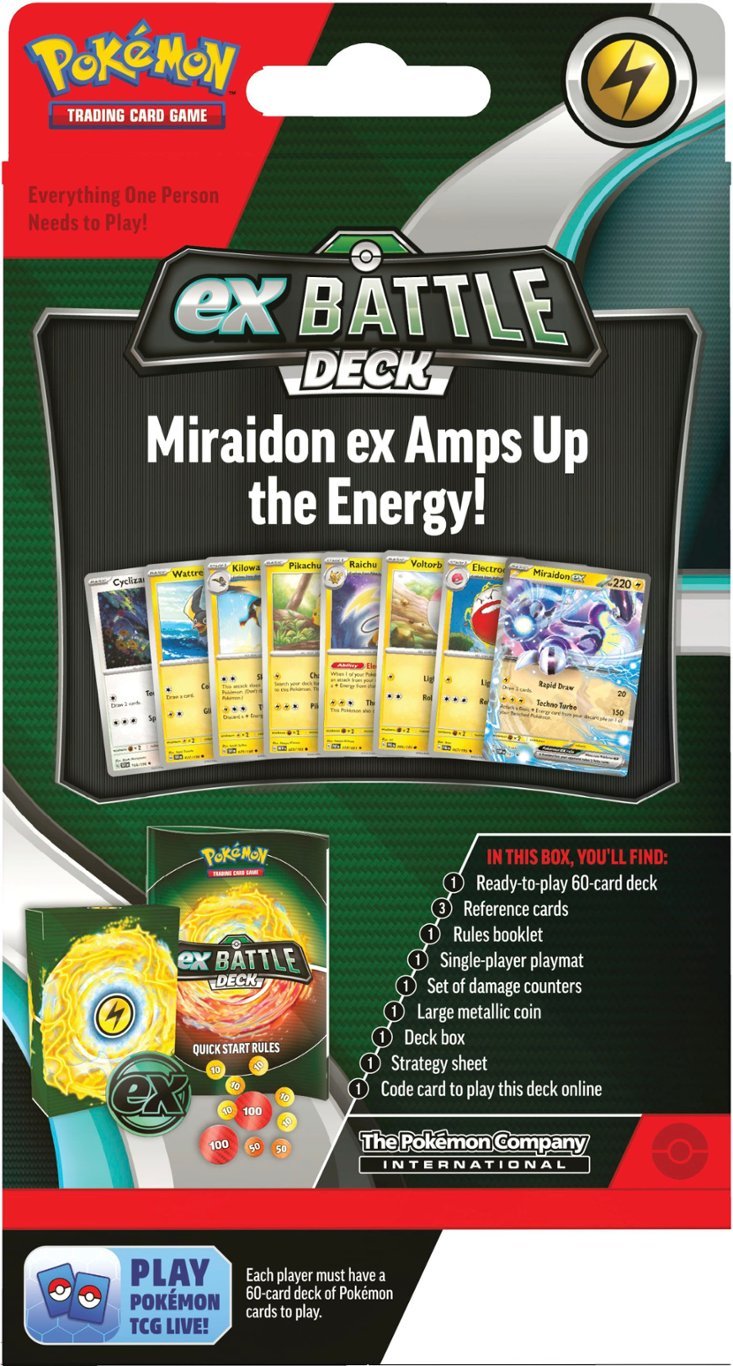 Pokémon TCG - Miraidon ex Battle Deck