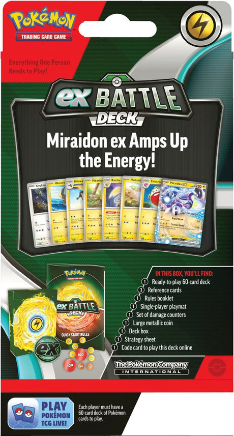 Pokémon TCG - Miraidon ex Battle Deck