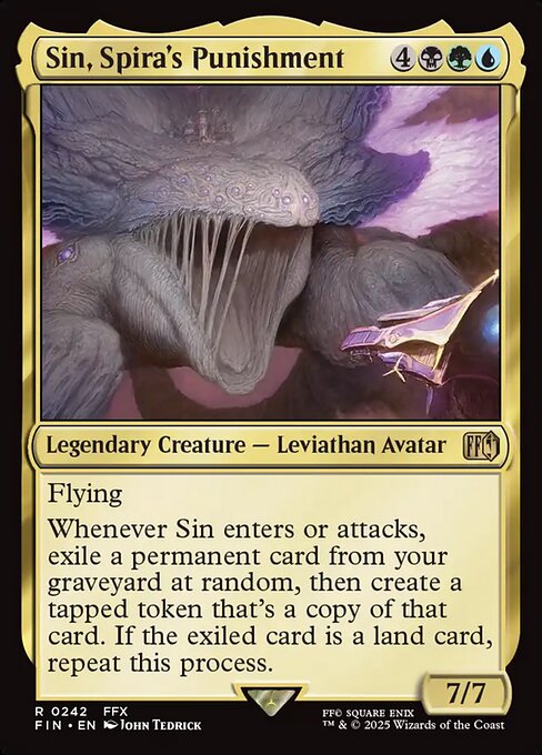 Sin, Spira's Punishment - Magic: The Gathering FIN #242