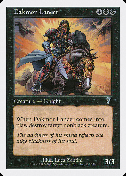 Dakmor Lancer - Magic: The Gathering 7ED #126