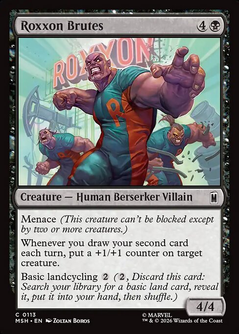 Roxxon Brutes - Magic: The Gathering MSH #113