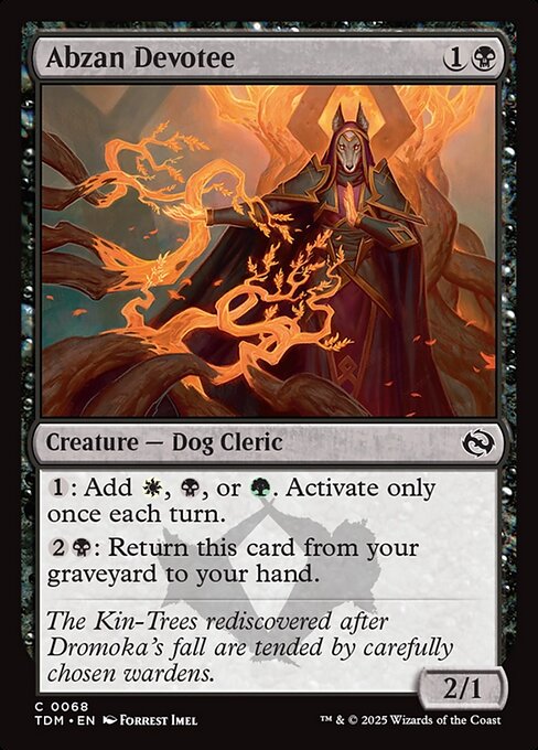 Abzan Devotee - Magic: The Gathering TDM #68